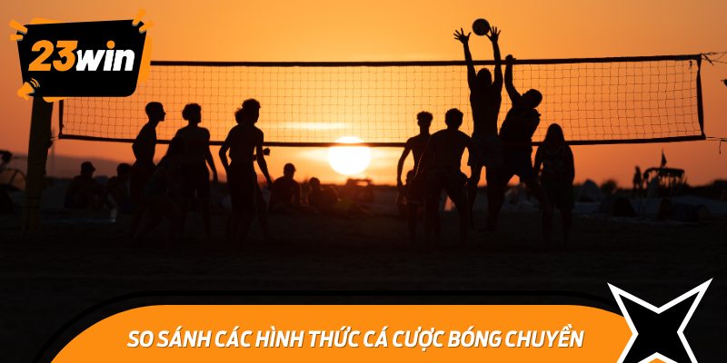So sánh các hình thức cá cược bóng chuyền